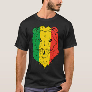 Camiseta Jamaica Lion Jamaican Flag Caribe Regga