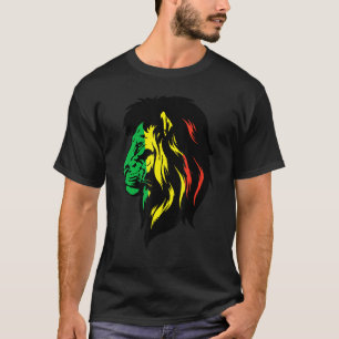 Camiseta Jamaica Lion Rastafarian Reggae Vintage Jamaican F