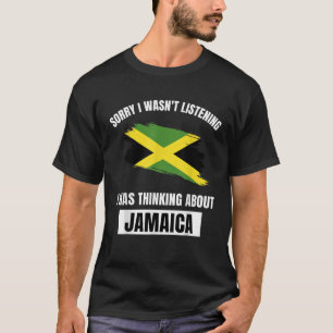 Camiseta Jamaica Love Desculpa por ter ouvido pensar em Abo