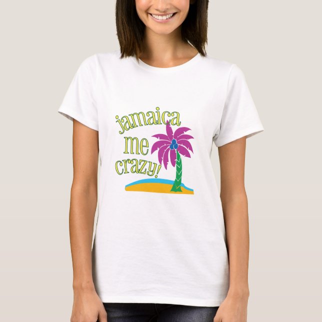 Camiseta Jamaica mim louco (Frente)