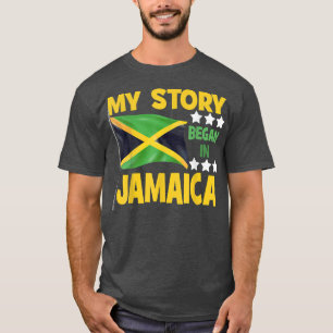 Camiseta Jamaica Minha História Começou Na Jamaica Orgulho 