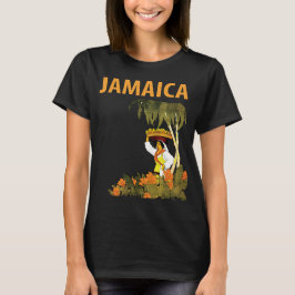 Camiseta Jamaica, Mulher com uma Cesta