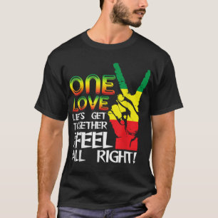 Camiseta Jamaica One Love Reggae Caribe Sinalizador do Orgu