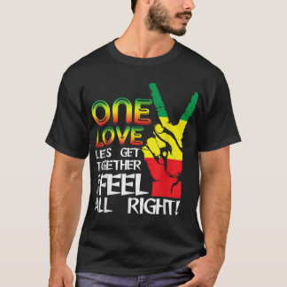 Camiseta Jamaica One Love Reggae Caribe Sinalizador do Orgu