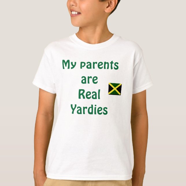 camiseta jamaica para crianças (Frente)