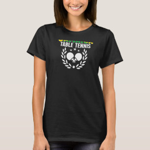 Camiseta Jamaica Ping Pong   Apoiadores do Tênis de Mesa Ja
