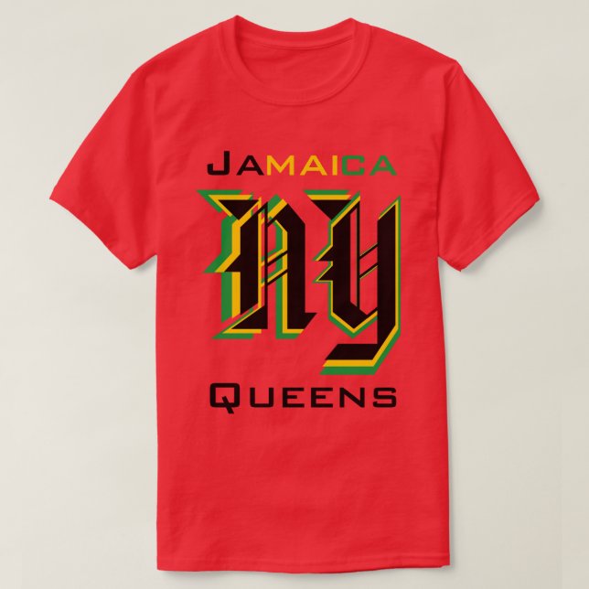 Camiseta Jamaica Queens (Frente do Design)