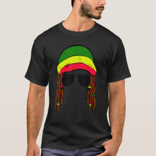 Camiseta Jamaica Reggae Music Jamaican Rasta Sunglass 1
