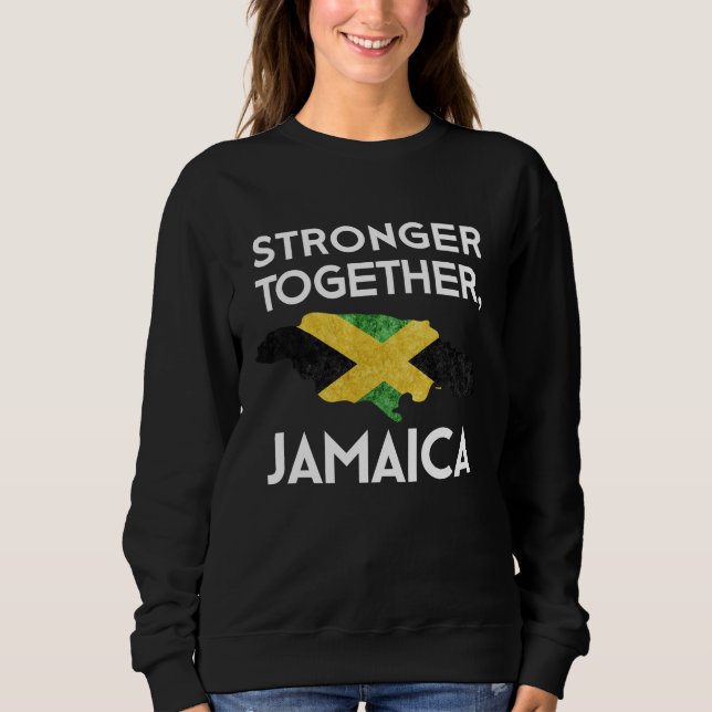 Camiseta Jamaica Strong Hurricane Melissa Support (Frente)