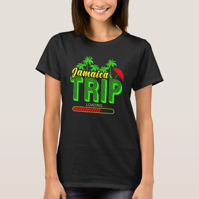 Camiseta Jamaica Trip Loading Beach 1 (Frente)