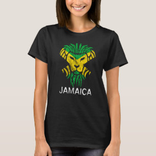 Camiseta Jamaica Tropical Lion Head Orud Jamaican Roots Fl