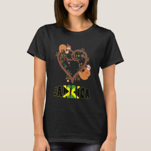 Camiseta Jamaican Flag Jamaica Sea Star Men Mulheres Crianç