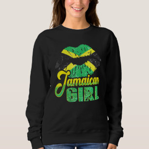 Camiseta Jamaican Girl Orud Jamaica Mulheres Vintage Jamaic