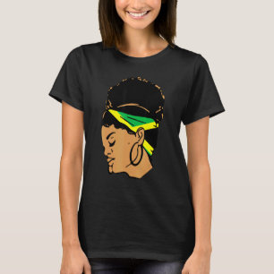 Camiseta Jamaican Girl Orud Jamaica Mulheres Vintage Jamaic