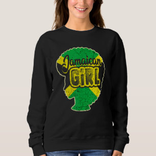 Camiseta Jamaican Girl Orud Jamaica Mulheres Vintage Jamaic