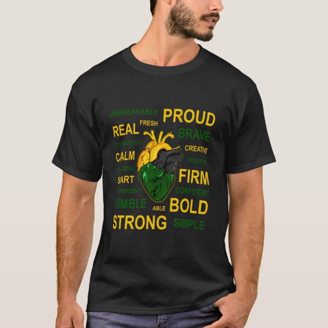 Camiseta Jamaican He For Proud And Of Jamaica (Frente)