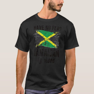Camiseta Jamaican is Here Flag Jamaican Roots