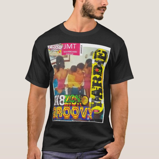 Camiseta JAMAICAN SLOW DANCE/LOVE Basic Dark T Shirt (Frente)