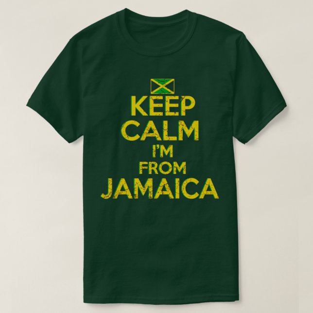Camiseta Jamaicano engraçado (Frente do Design)