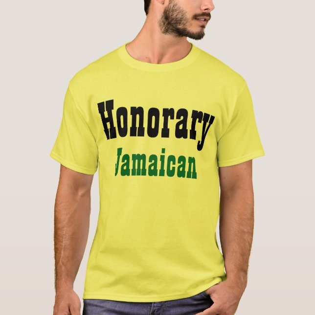 Camiseta jamaicano honroso (Frente)