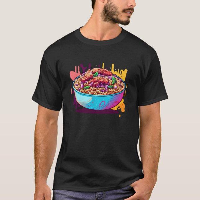 Camiseta Jambalaya Vaporwave Retro 90s Aesthetic (Frente)