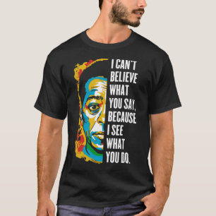 Camiseta James Baldwin Grafite Art 10.º Historiador Negro