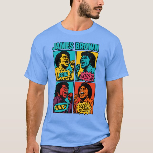 CAMISETA JAMES BROWN (Frente)