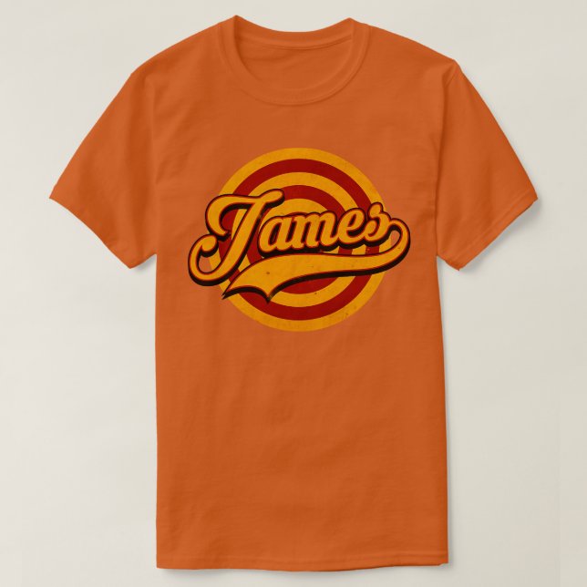 Camiseta James é o nome (Frente do Design)