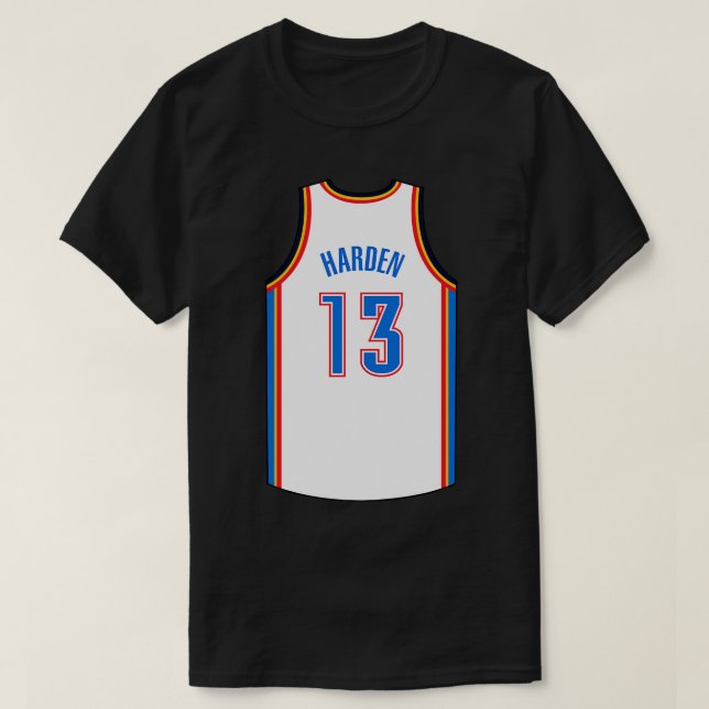 Camiseta James Harden Oklahoma City Jersey Quangy 1 (Frente do Design)