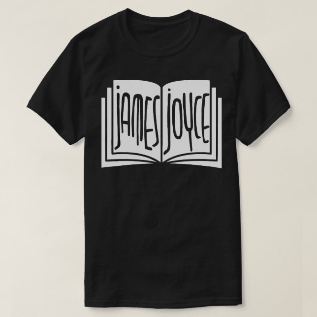 Camiseta James Joyce Book (Frente do Design)