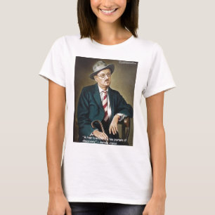 Camiseta James Joyce "Erros/Portais" Citações Presentes & C