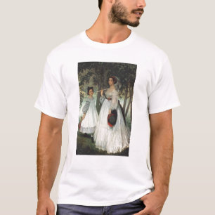 Camiseta James Tissot   as duas irmãs: Retrato, 1863