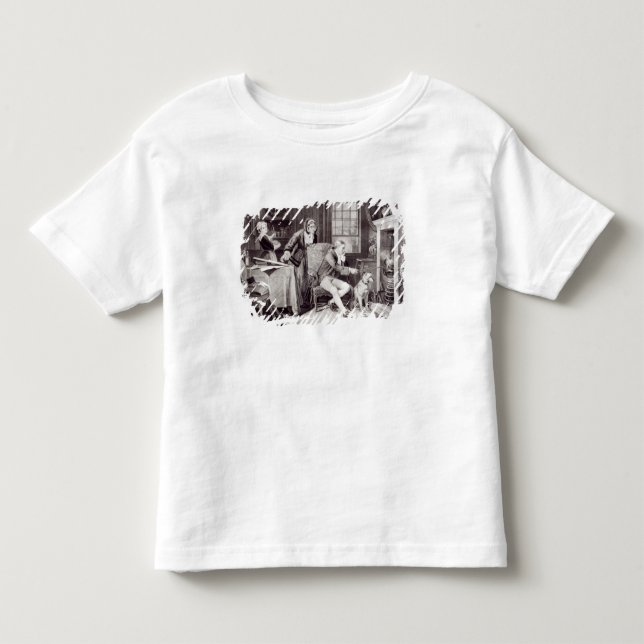 Camiseta James Watt que joga com vapor (Frente)