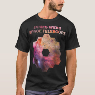 Camiseta James Webb Telescópio Espacial Nebula JWST Mulher
