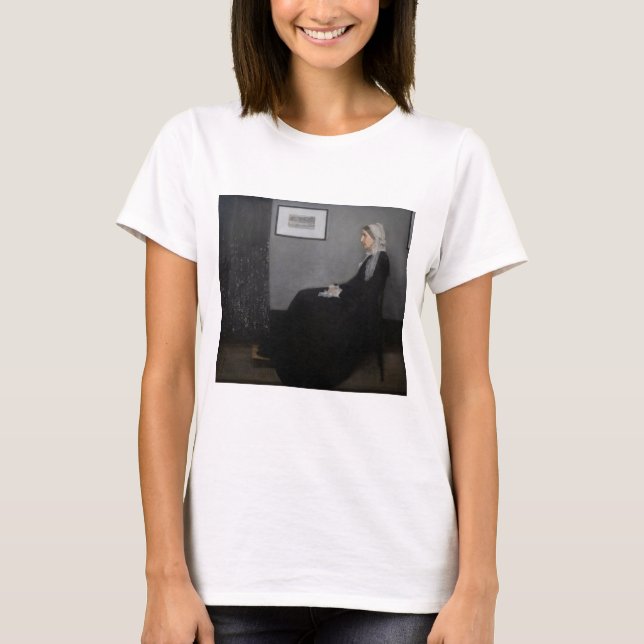 Camiseta James Whistler - Retrato da Mãe da Artista (Frente)