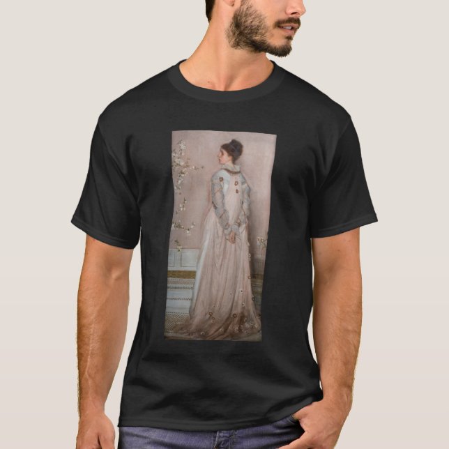 Camiseta James Whistler - Sinfonia em Cor e Rosa da Carne (Frente)