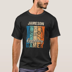 Camiseta Jameson Name Gift - Gamer Legendário Personalizado