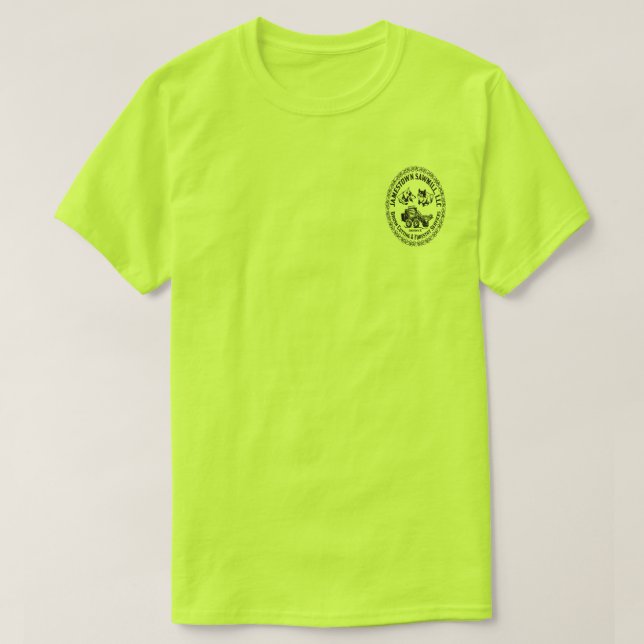 Camiseta Jamestown Sawmill Logo-Chest SafetyGreen Men Basic (Frente do Design)