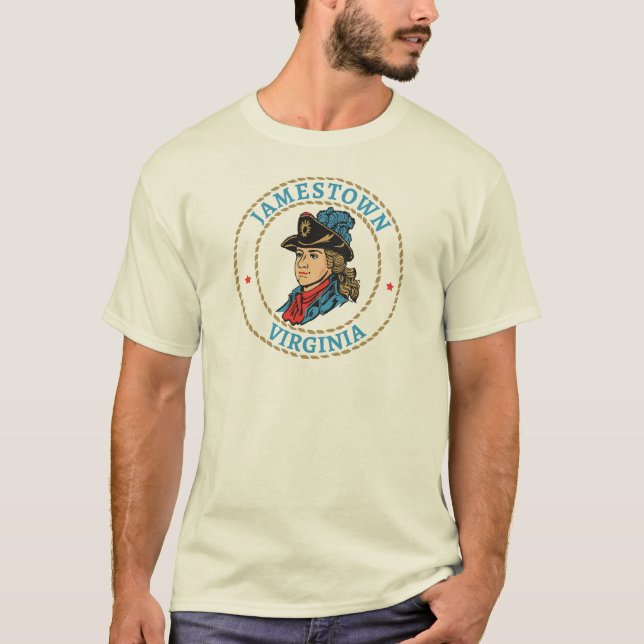 Camiseta Jamestown Virginia Colonial (Frente)