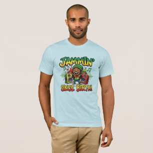Camiseta Jammin' Desde o Nascimento Reggae