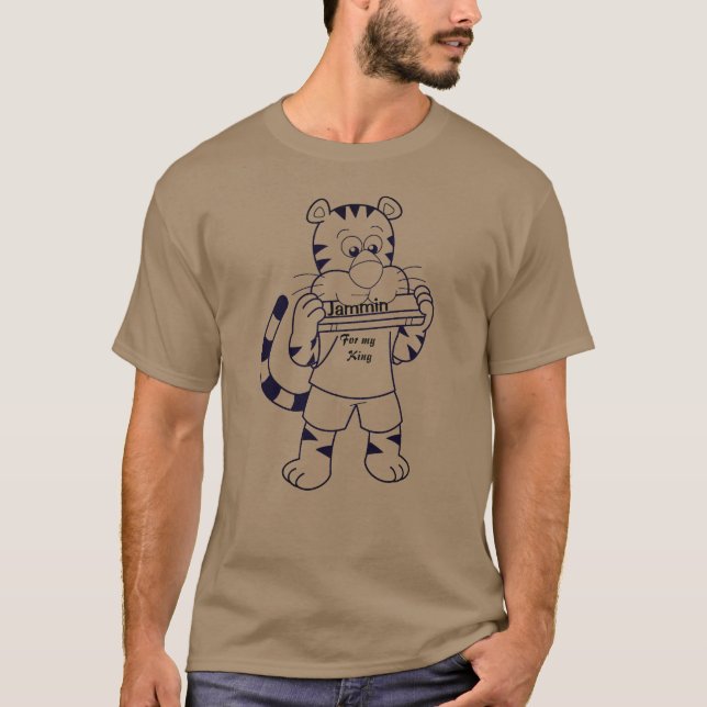 Camiseta Jammin for My King (Frente)