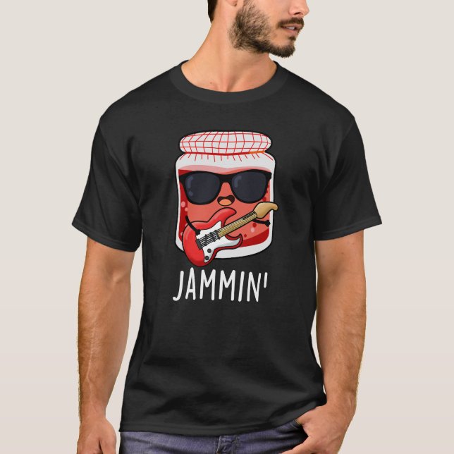 Camiseta Jammin Funny Rocker Jam Pun (Frente)
