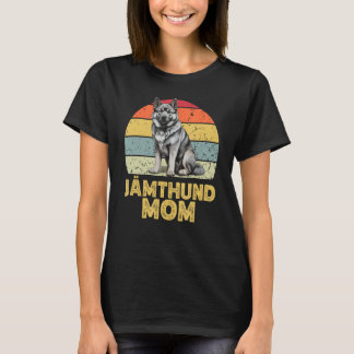 Camiseta Jämthund Swedish Elkhound Dog Mãe Retro Cães