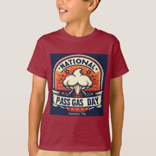Camiseta Jan 7 - Dia Nacional do Gás de Passagem