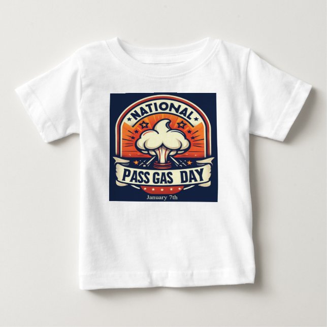 Camiseta Jan 7 - Dia Nacional do Gás de Passagem (Frente)