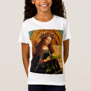 Camiseta Jan van Eyck - Coleção de Arte Fina Virgem Maria
