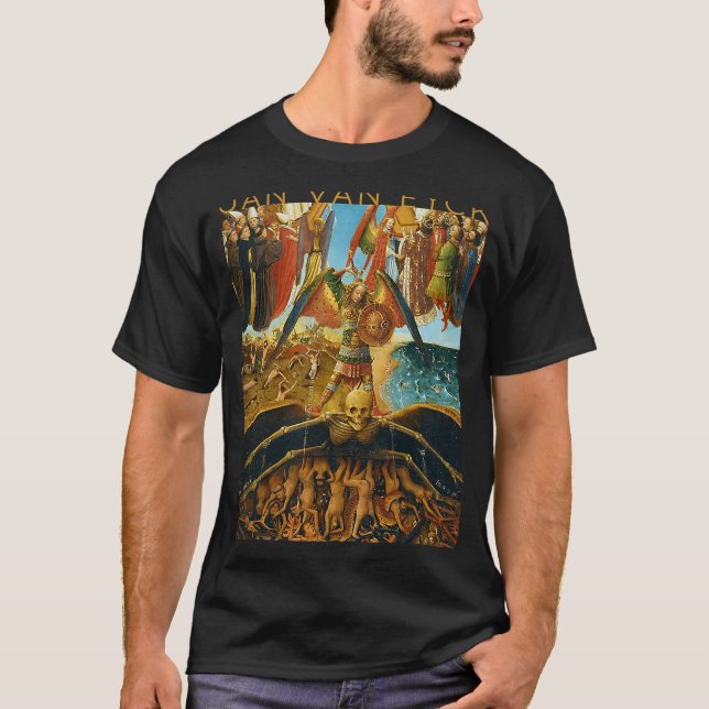 Camiseta Jan Van Eyck Último Acórdão Para Artistas (Frente)