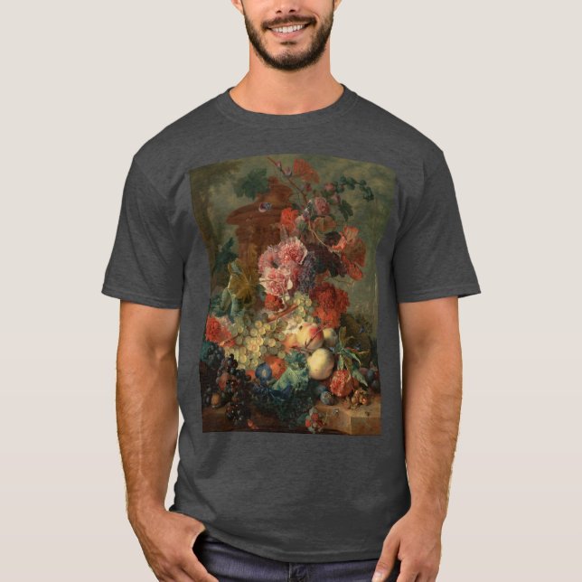 Camiseta Jan van Huysum - Fruit Piece (Frente)