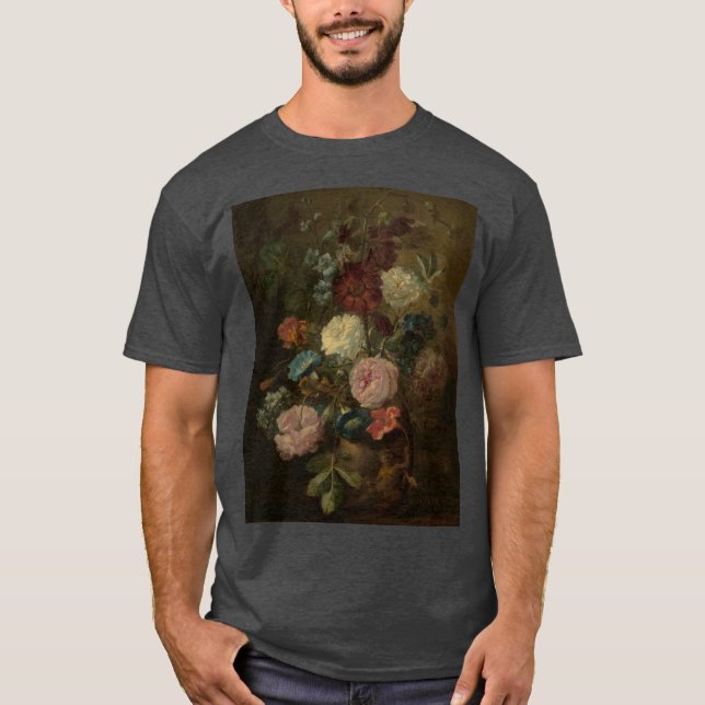 Camiseta Jan van Huysum - Vase of Flowers (Frente)