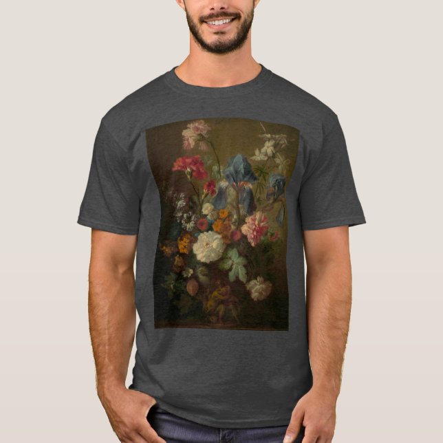 Camiseta Jan van Huysum - Vaso de Flores (Frente)